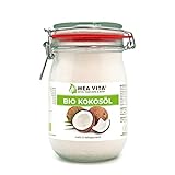 MeaVita Bio Kokosöl, nativ, 1er Pack (1 x 1000 ml) im Bügelglas